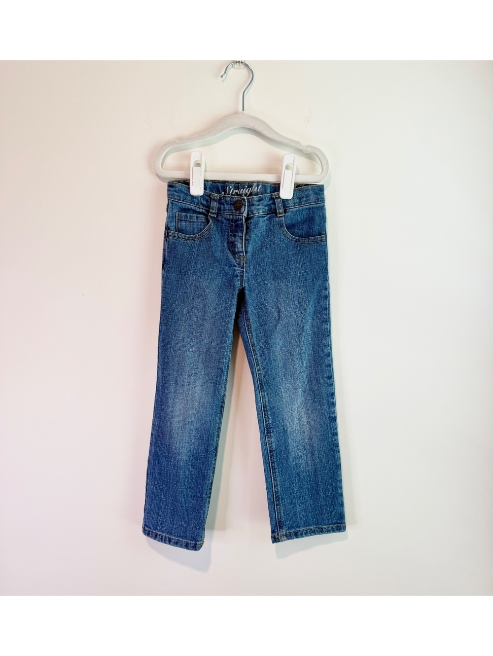 Crazy 8 Straight Leg Jeans for Kids, Size 4 Years